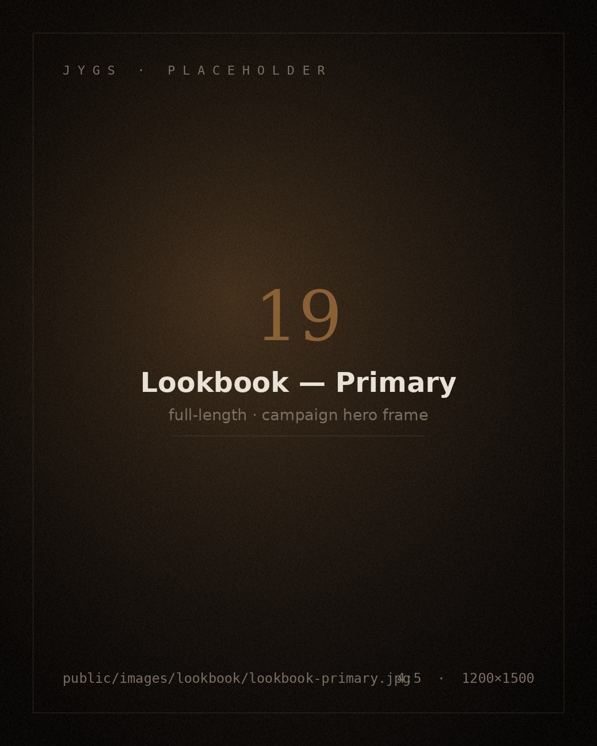Primary campaign image from the SS26 lookbook